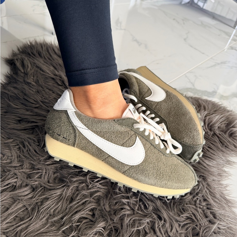 Nike Women's Sneakers in Olive and White. New in Box